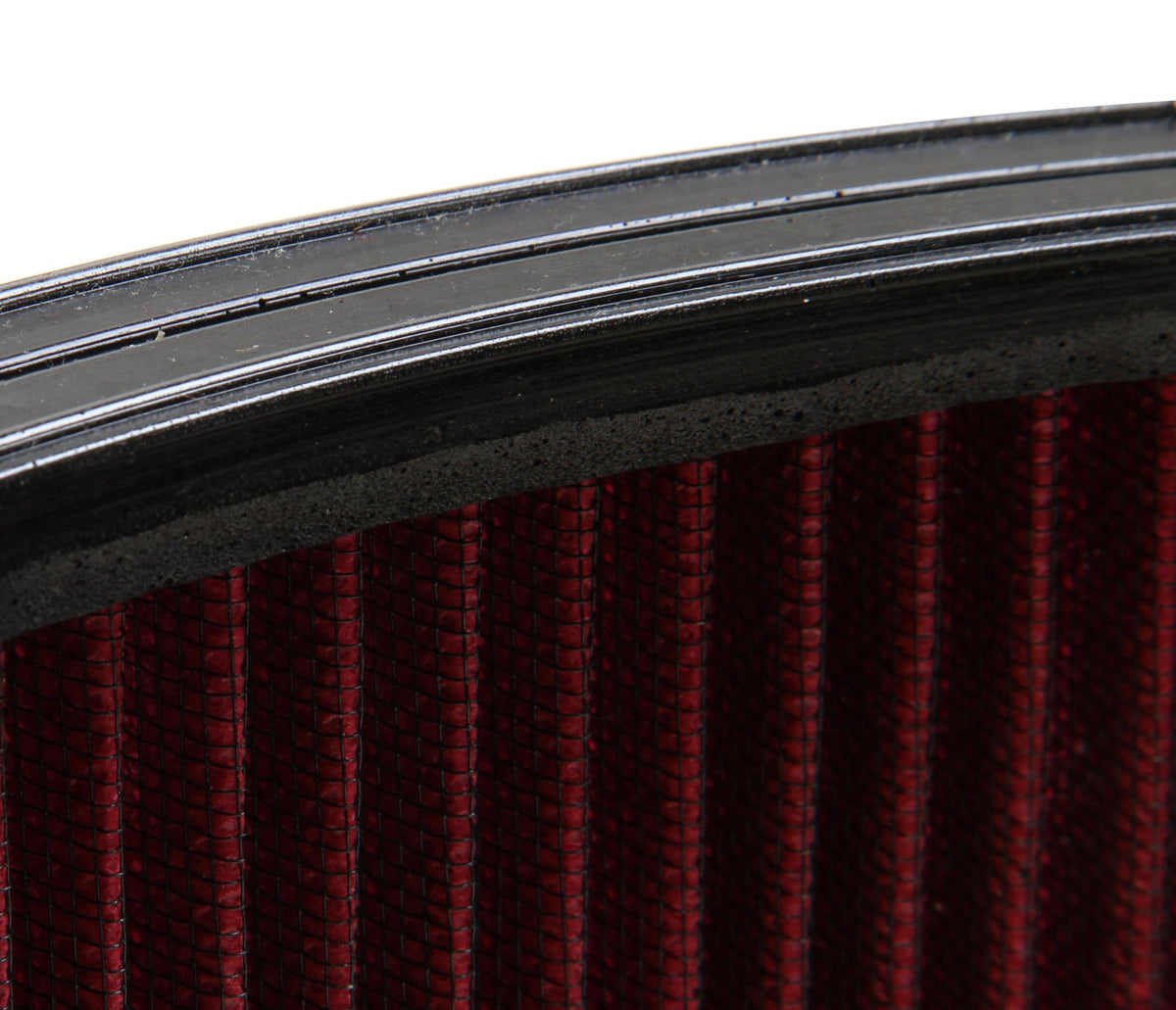 Holley 4500 drop base air cleaner chrome w/3" red washable gauze filter.  - 120-4530