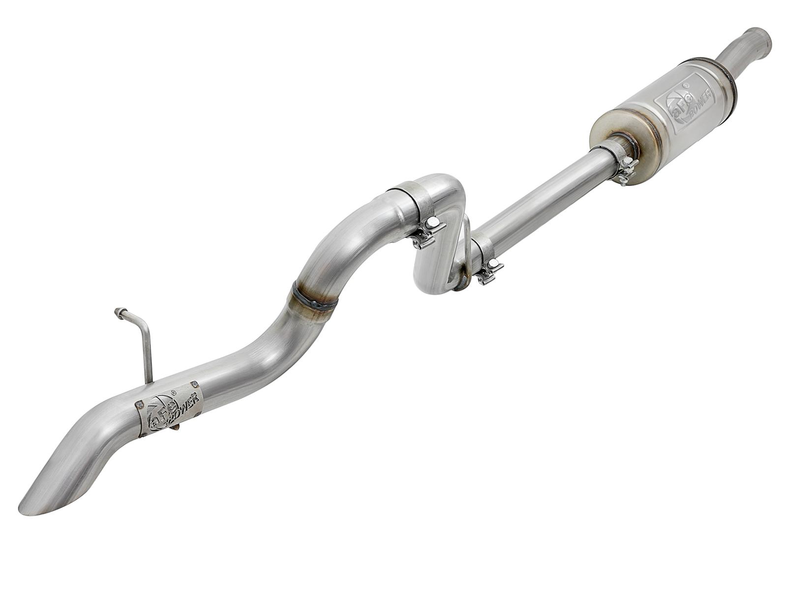AFE MACH Force-Xp Axle-Back Hi-Tuck Exhaust System (2018-2021 Wrangler, Wrangler) - 49-48075