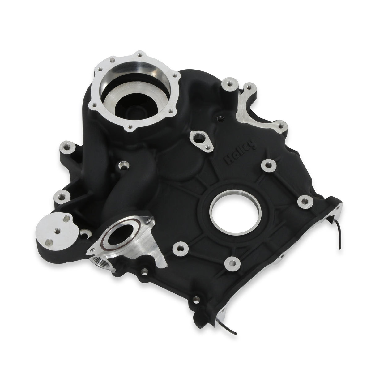 Holley Timing Cover - Ford 7.3L Godzilla - Black - 97-417
