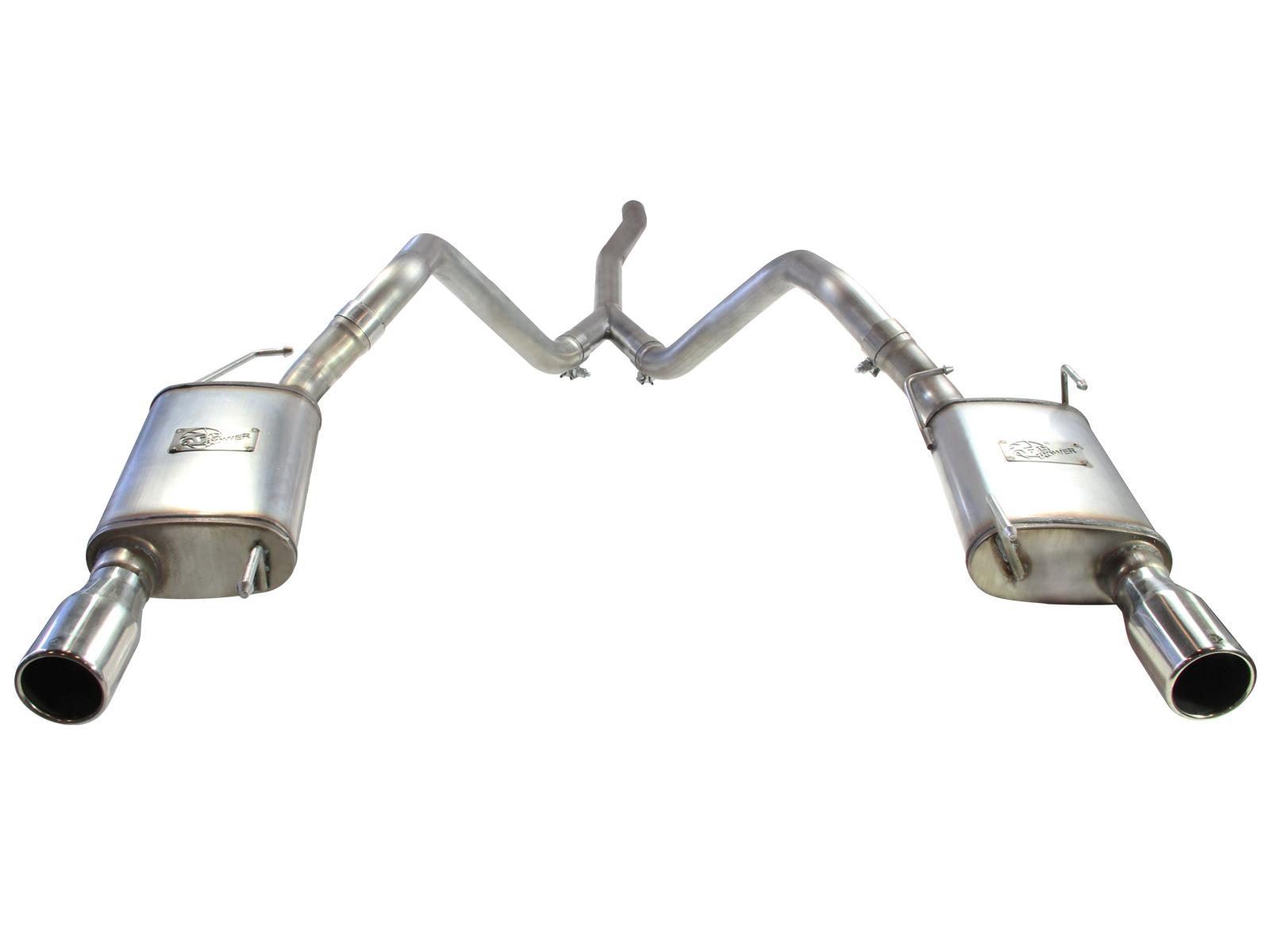 AFE Cat-Back Exhaust System (2005-2009 Ford Mustang V6-4.0L) - 49-43047