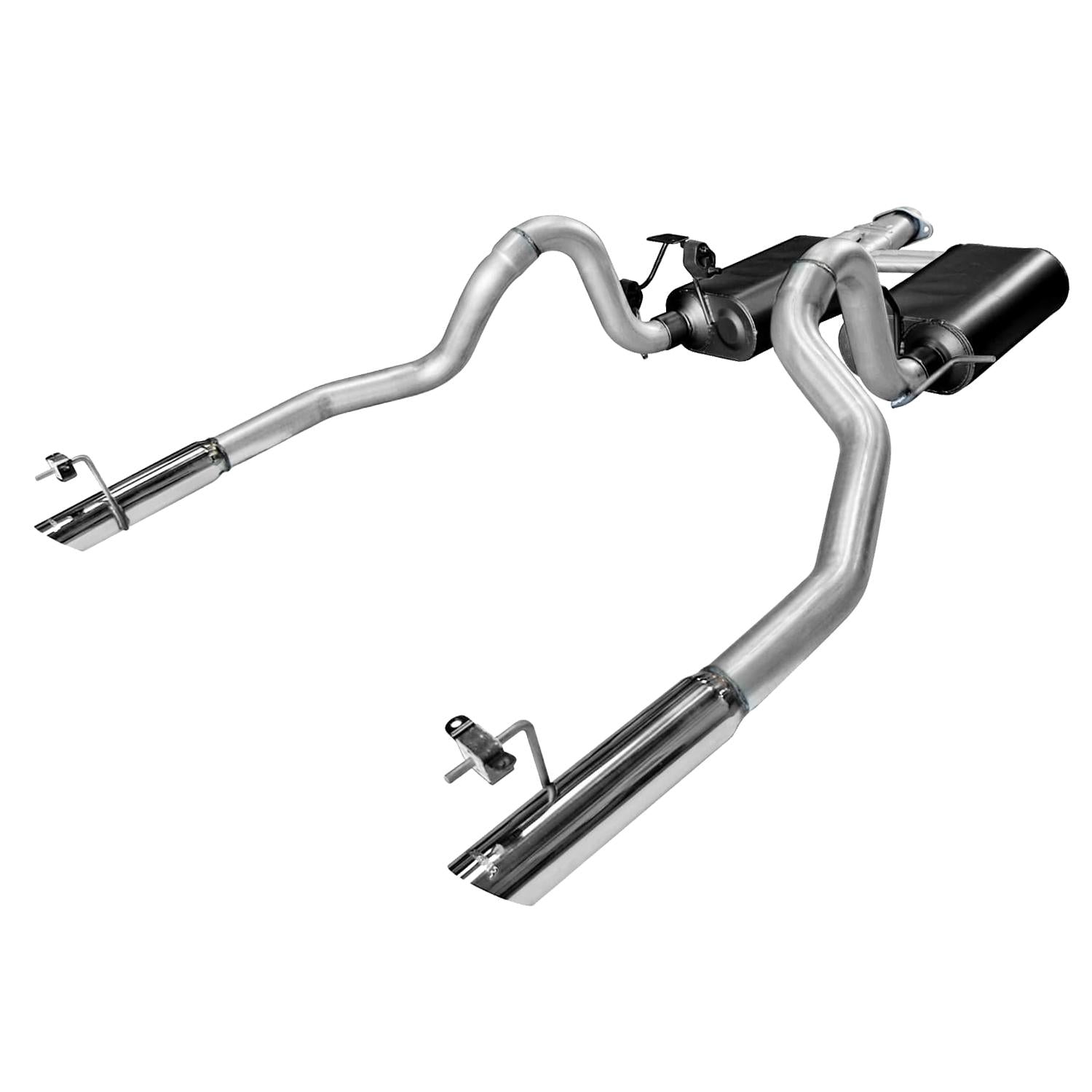 Flowmaster Cat-back System - Dual Rear Exit - Force II - Moderate Sound