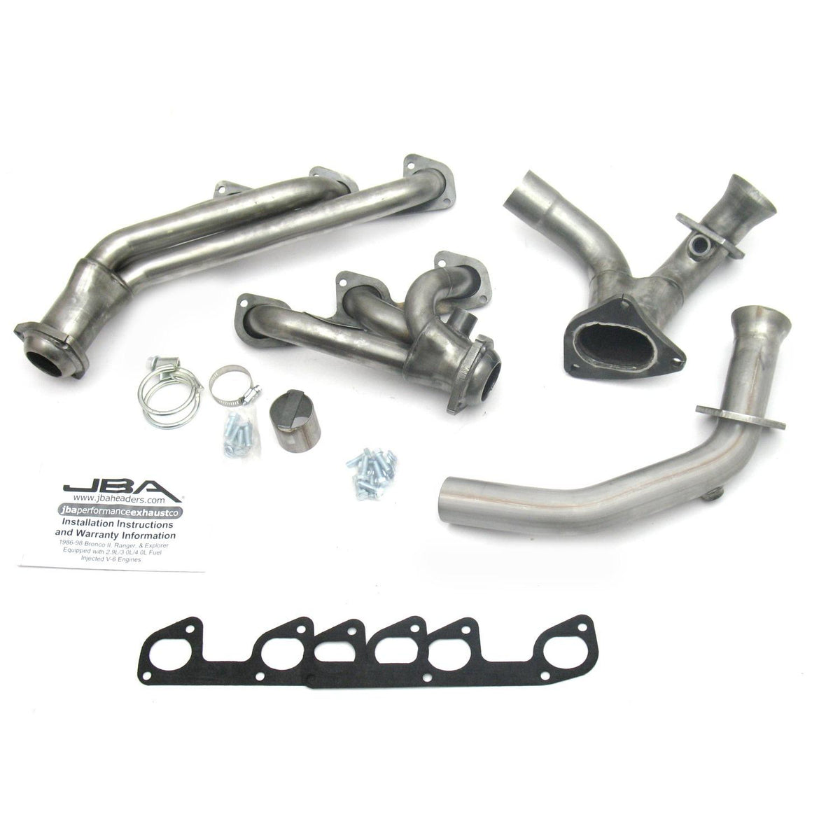 JBA 95-97 Ranger 4.0L V-6 Includes Y-Pipe (1995-1997 Ranger) - 1634S
