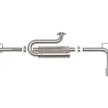 AFE Takeda 2-1/2 IN 304 Stainless Steel Axle-Back Exhaust w/ Polished Tip (2023-2025 CX-50) - 49-37036-P