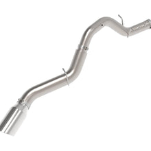 aFe Large Bore-HD 5 IN 409 Stainless Steel DPF-Back Exhaust System w/ Polished Tip (GM Diesel Trucks 24-25 V8-6.6L (td) L5P)- 49-44147-P