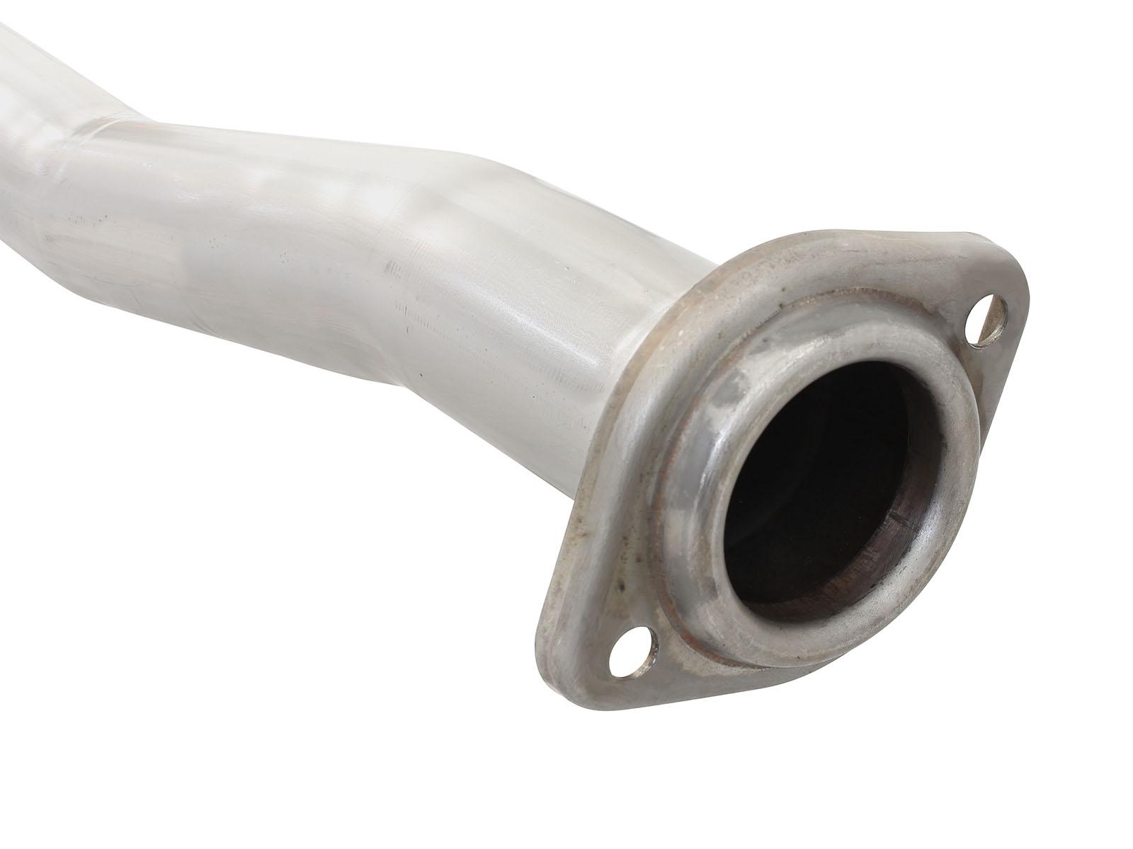 AFE MACH Force-Xp 3 IN to 3-1/2 IN 409 Stainless Steel Cat-Back Exhaust w/ Black Tip (2015-2020 F-150) - 49-43073-B