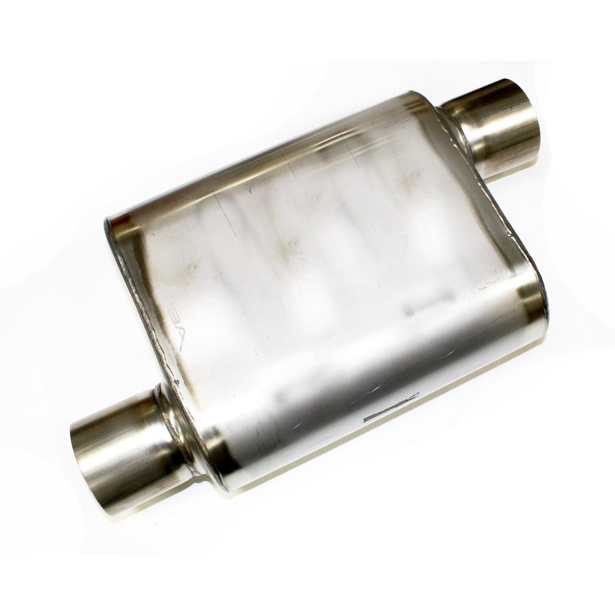 JBA Chambered 3" Muffler 304 SS Offset/Offset - 40-301100