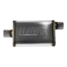 Flowmaster FlowFX Muffler 409S - 2.50 Offset In/ 2.50 Center Out - Moderate Sound