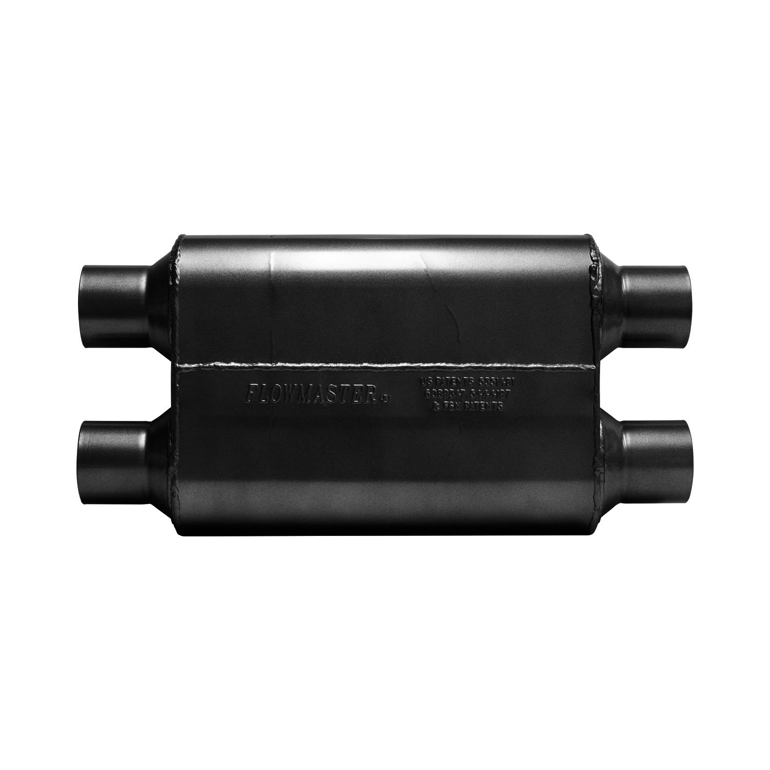 Flowmaster 40 Series Muffler - 2.50" IN(D)/OUT(D) - Aggressive Sound
