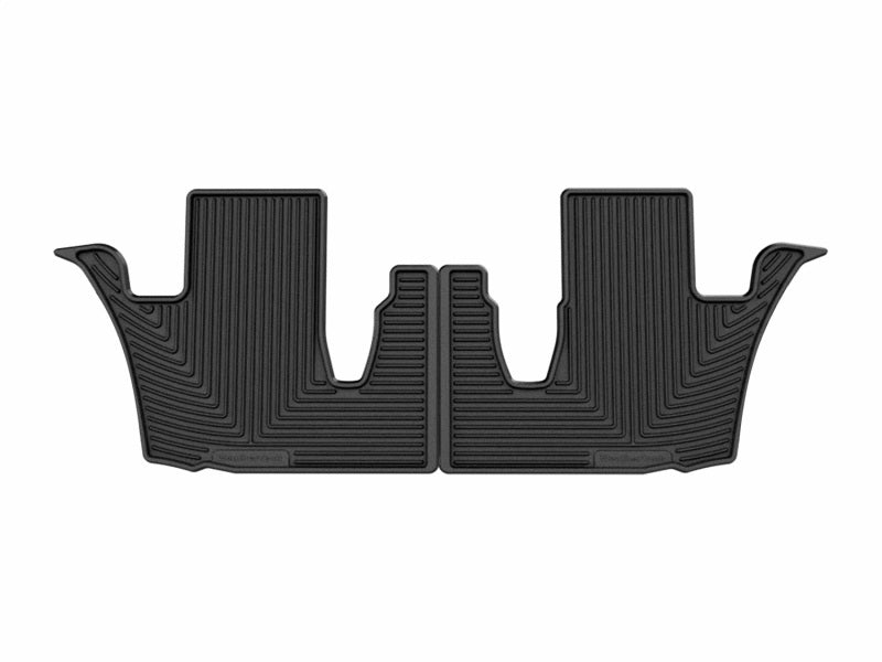 WeatherTech 24-26 Lexus TX 2nd Row Rear All-Weather Floor Mats - Black