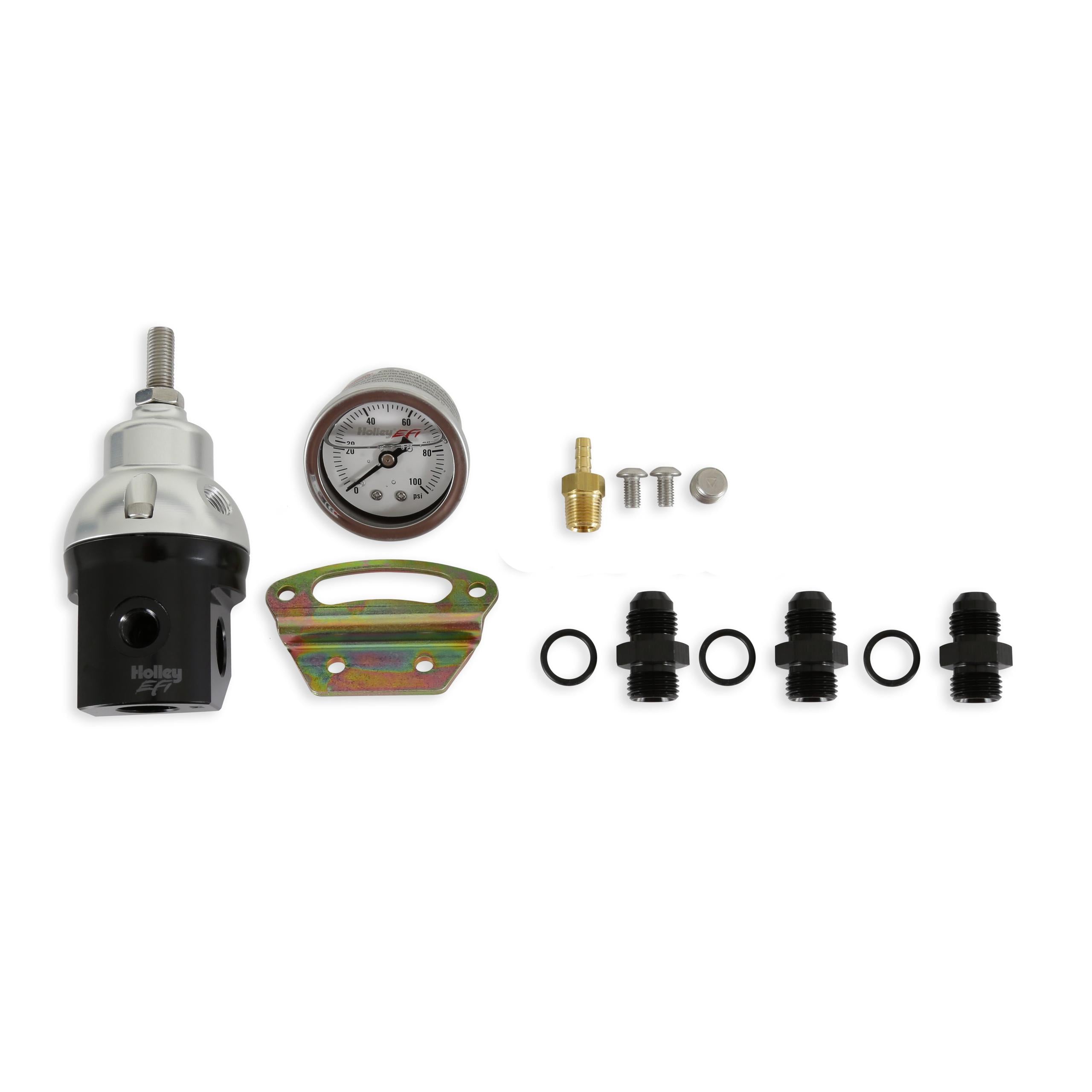 Holley EFI BILLET BYPASS FUEL PRESSURE REGULATOR KIT - 12-894KIT