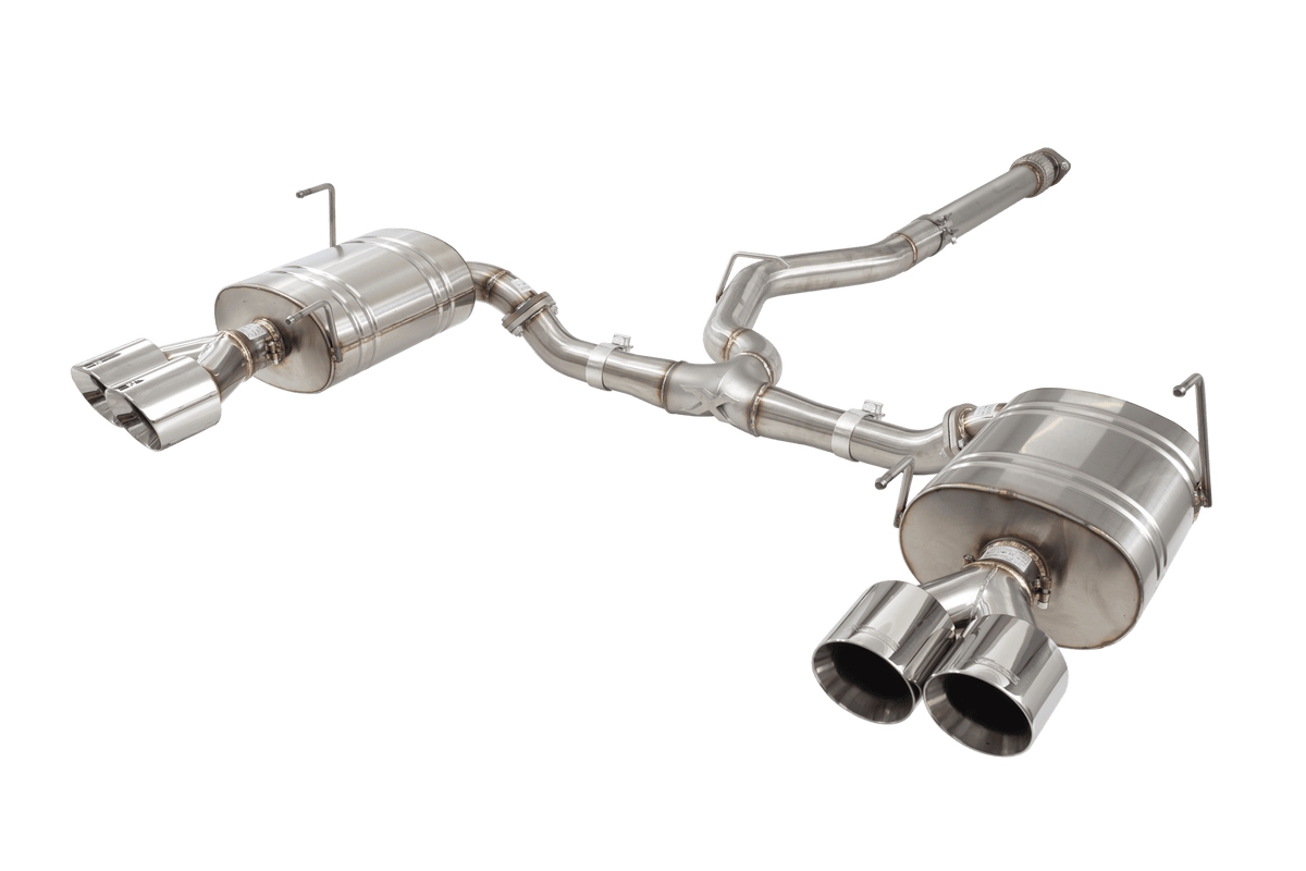 XForce Subaru WRX VB 304 Stainless Steel 3" Cat-Back System with Quad Tips (2022-Current VB WRX) - ESSW29CS