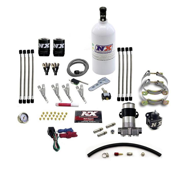 Nitrous Express Four Cylinder "Vortec" System (Pro-Mod), 2.5 Lb - 60006SSVP
