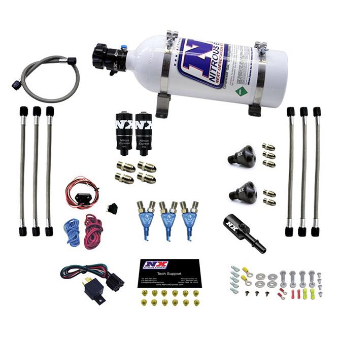 Nitrous Express Three Cylinder Efi Piranha System - 60033EFIP