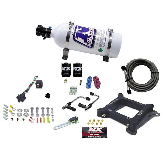 Nitrous Express 4150 Gemini Stage 6 Alcohol (50-100-150-200-250-300Hp) With 5Lb Bottle - 60045-05