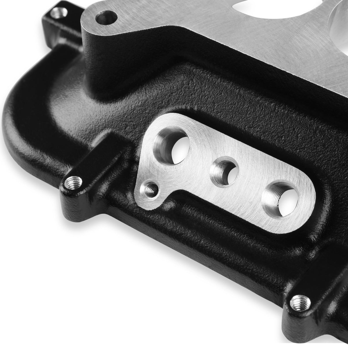 Holley Mid-Rise Plenum Base Adapter Kit - 300-267BK