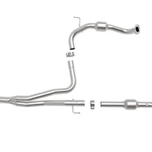 AFE Twisted Steel 2-1/4 IN to 2-1/2 IN 409 Stainless Steel Street Series Y-Pipe (Toyota Tacoma 16-20 V6-3.5L) - 48-46013-RC