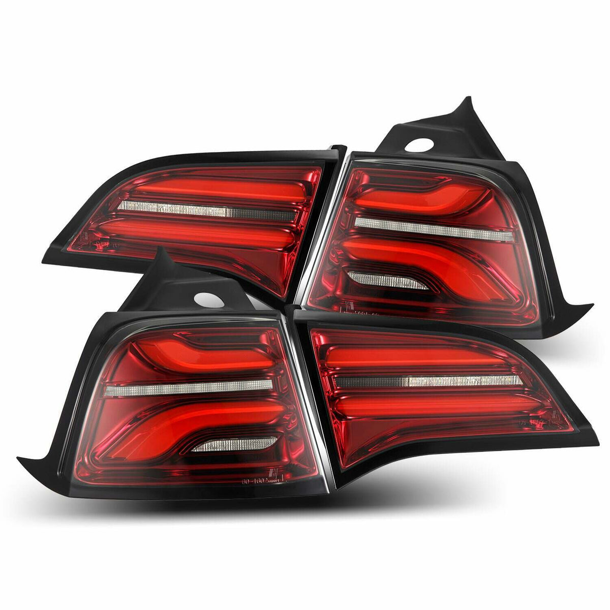 AlphaRex ARex Pro LED Tails: Tesla Model 3 / Model Y (Red) - 601020