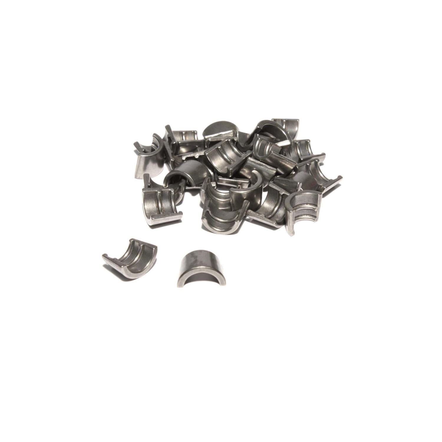 Comp Cams Hardened Steel Set of 16 - 7 Degree, 3/8", 2 Groove Street Locks for Chrysler - 602-16