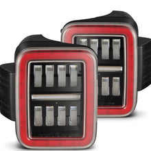 AlphaRex Prismatic Led Taillights Black Red (2020-2024 Gladiator) - 602070