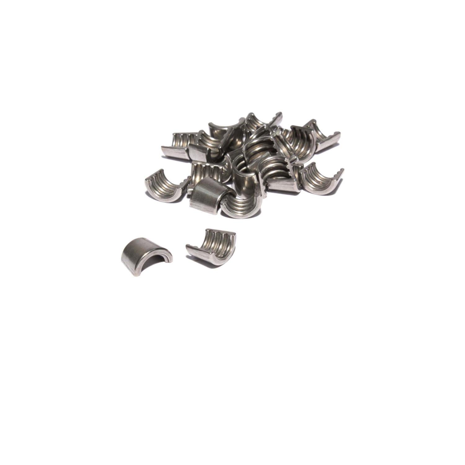 Comp Cams Hardened Steel Set of 12 - 7 Degree, 3/8", 4 Groove Street Locks for Chrysler - 604-12