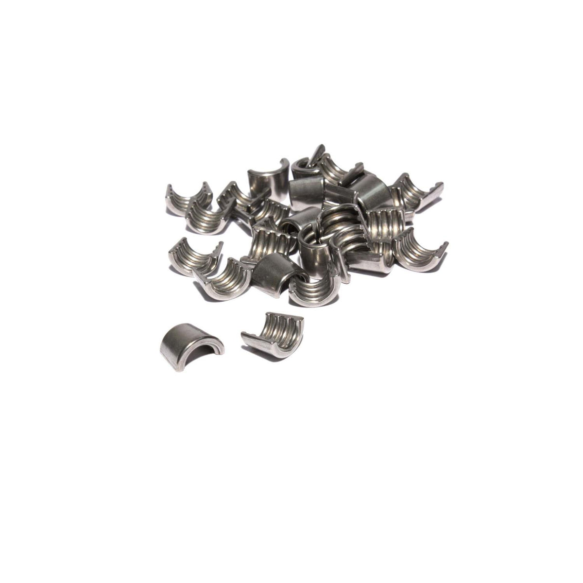 Comp Cams Hardened Steel Set of 16 - 7 Degree, 3/8", 4 Groove Street Locks for Chrysler - 604-16