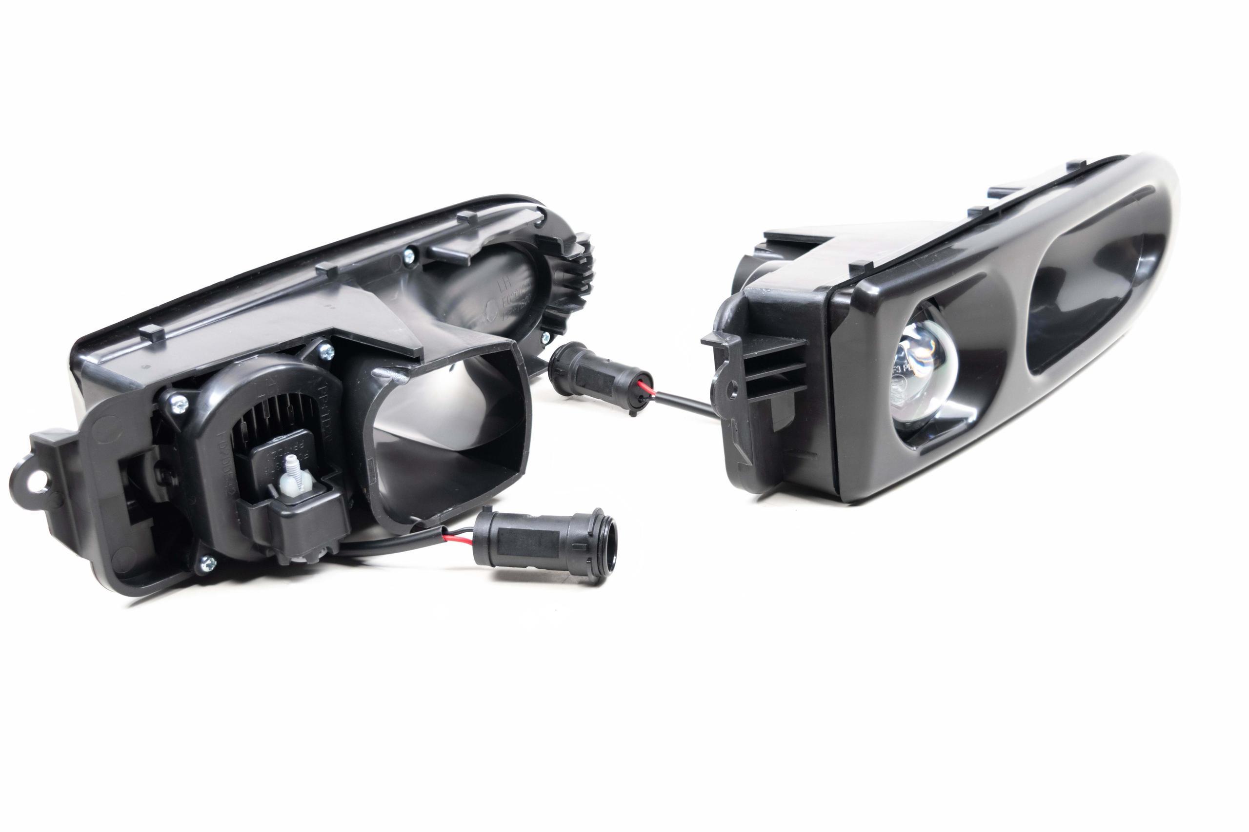 Morimoto XB LED Fogs: Type Porsche 993 (Pair / Paintable) - LF643
