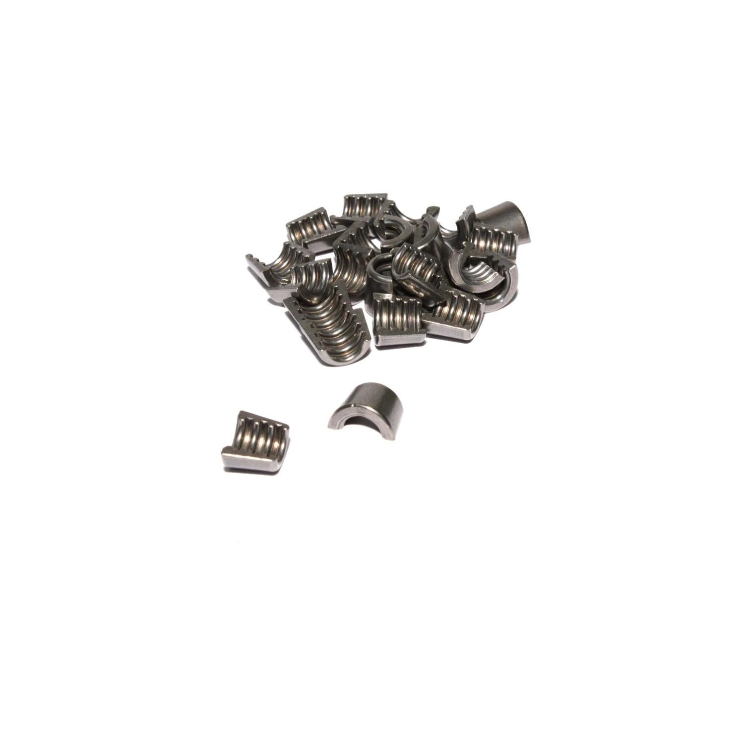 Comp Cams Hardened Steel Set of 12 - 7 Degree, 11/32", 4 Groove Street Locks Ford 351C - 605-12