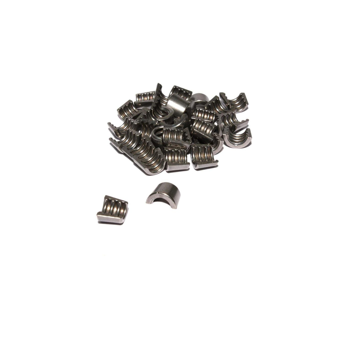 Comp Cams Hardened Steel Set of 16 - 7 Degree, 11/32", 4 Groove Street Locks Ford 351C - 605-16