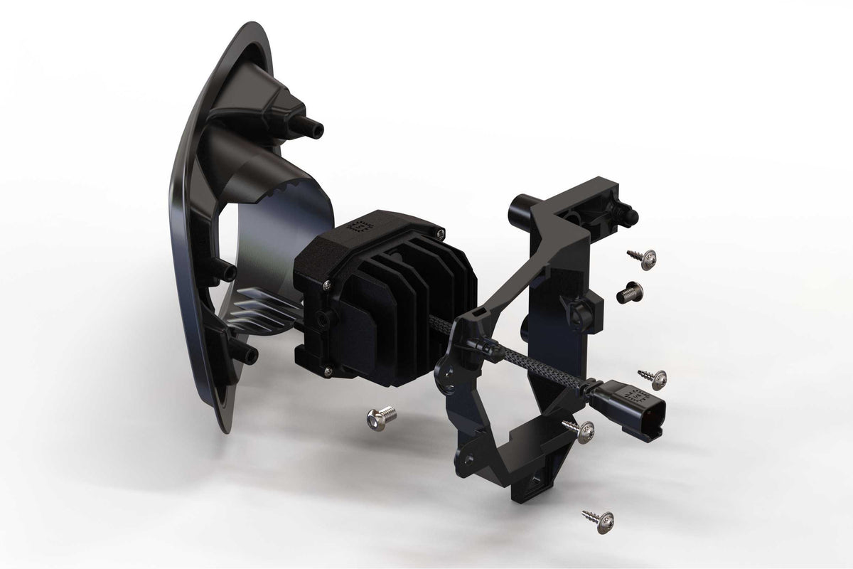 Morimoto 4Banger Fog Brackets: Type Ram Horizontal (DODGE RAM 1500: 2009-2012) - BAF017
