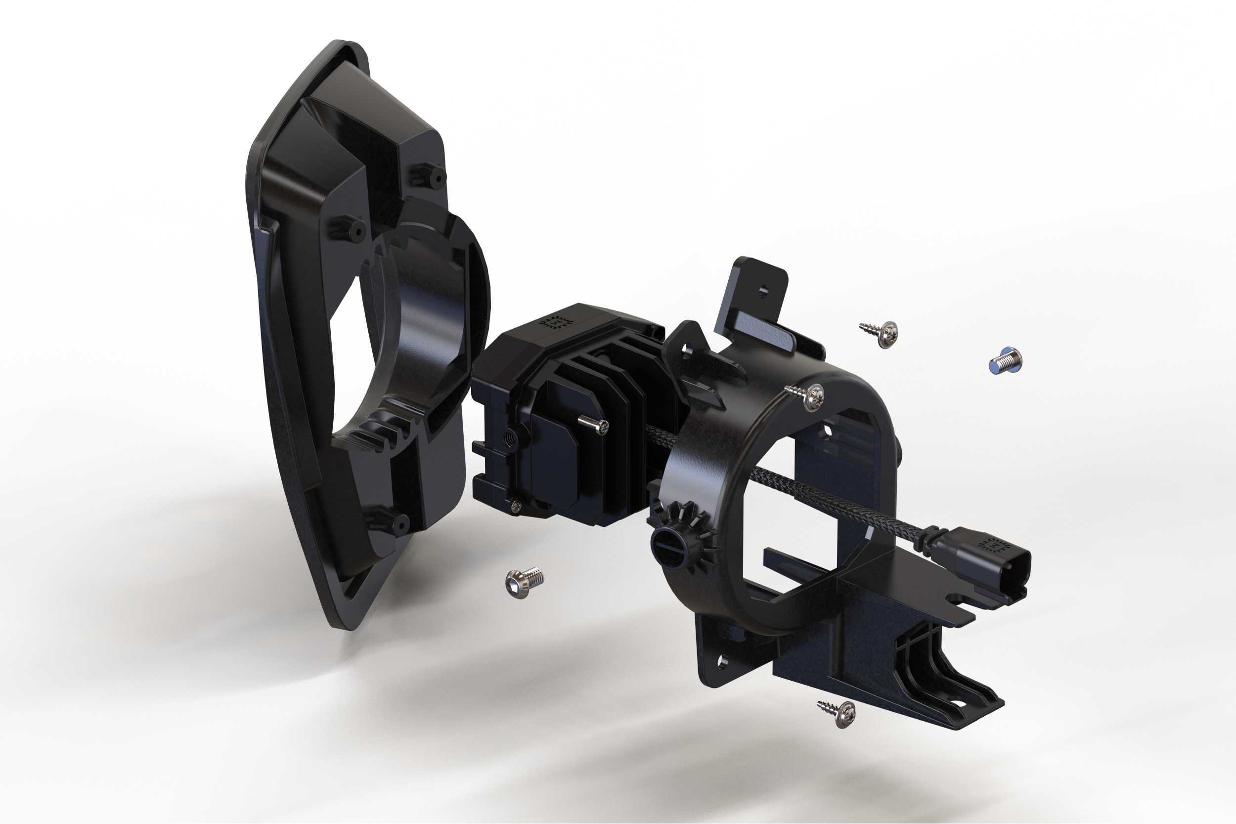 Morimoto 4Banger Fog Brackets: Type Ram Vertical (DODGE RAM 1500: 2013-2018*) - BAF018
