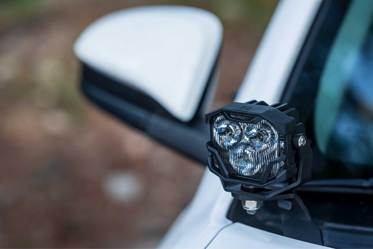 Morimoto 4Banger A-Pillar Brackets: 4Runner (03-21) (Vehicles: Toyota 4Runner (2003-2009)) - BAF027