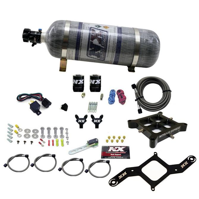 Nitrous Express 4150 Billet Crossbar, Pro Power (100-200-300-400-500Hp) With Composite Bottle. - 60542-12