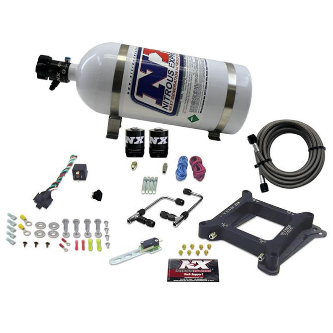 Nitrous Express 4150 Gemini Pro-Power Alcohol (100-200-300-400-500Hp) With 10Lb Bottle - 60545-10