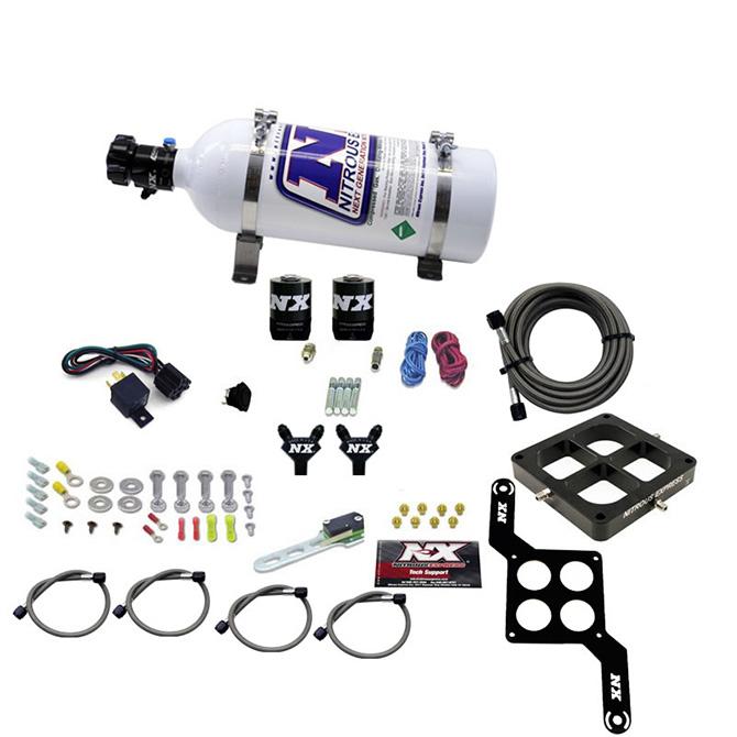 Nitrous Express Dominator Billet Crossbar Pro Power (100-200-300-400-500Hp) With 5Lb Bottle. - 60547-05