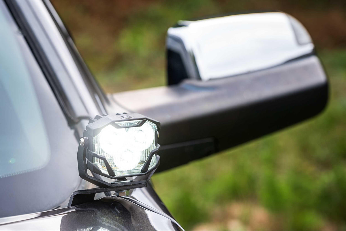 Morimoto 4Banger A-Pillar Brackets: Ram (09-18) (Vehicles: Dodge Ram (2009-2018)) - BAF033