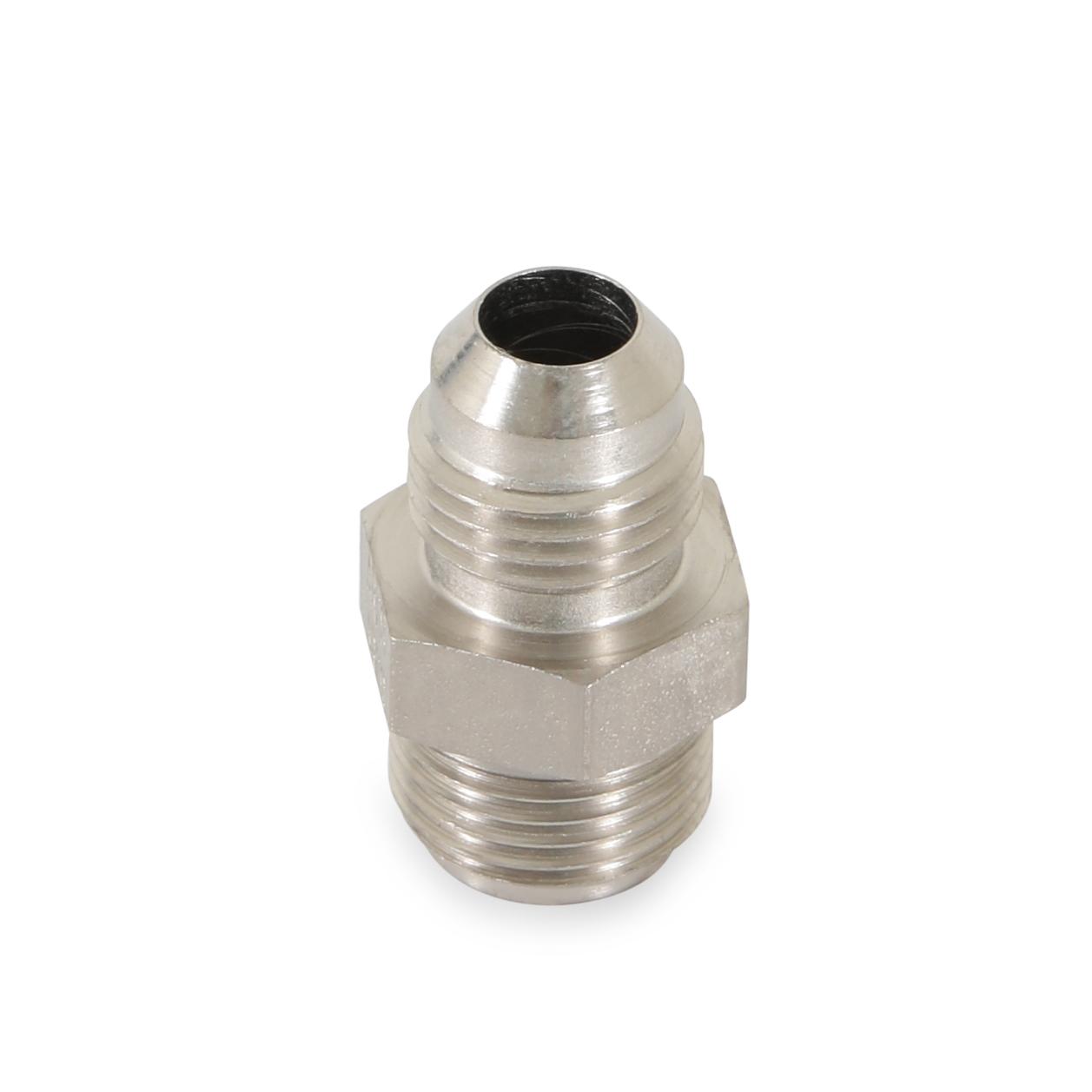 Earls Steel An To Inverted Flare Adapter - Size: -6An Male To 5/8-18 In. I.F. Male - Nickel Plated - Bagged Packaging - Typical Application Power Steering/Fuel Pump - - 961947ERL