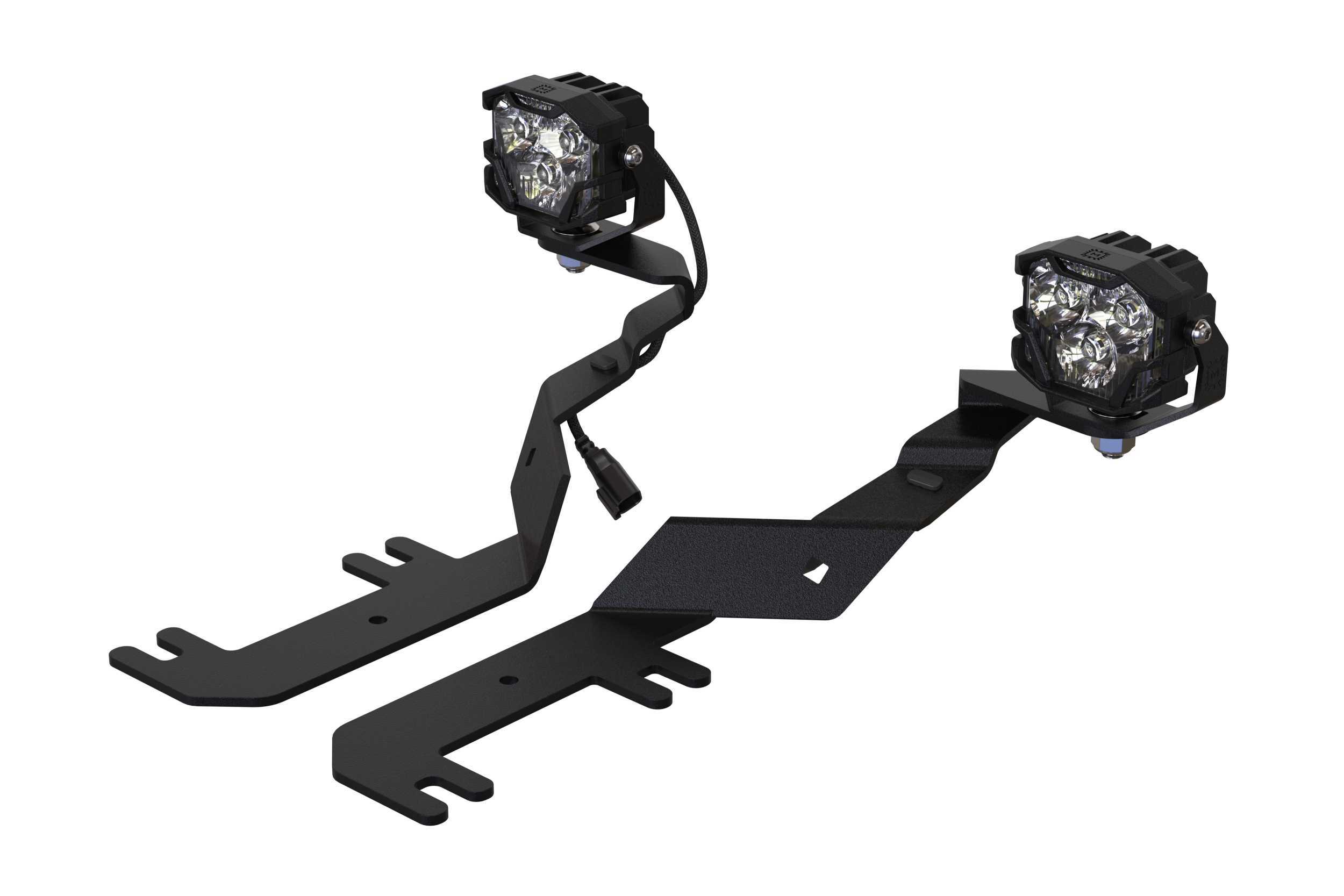 Morimoto 4Banger A-Pillar Brackets: Super Duty (17-22) (Vehicles: Ford Super Duty (2017+)) - BAF039