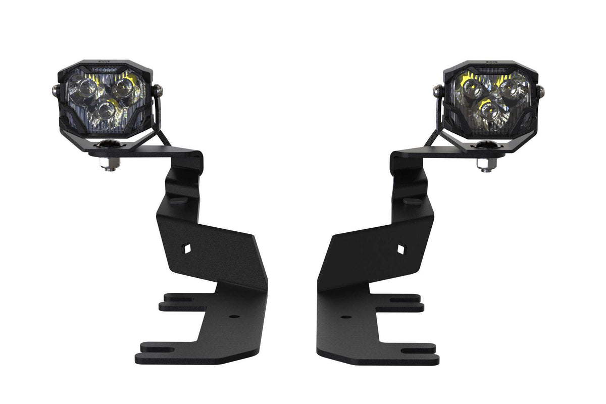 Morimoto 4Banger A-Pillar Brackets: Super Duty (17-22) (Vehicles: Ford Super Duty (2017+)) - BAF039