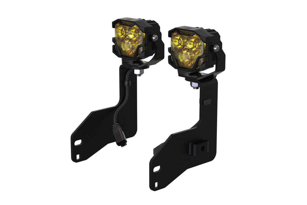 Morimoto 4Banger A-Pillar Brackets: Super Duty (11-16) (Vehicles: Ford Super Duty (11-16)) - BAF040