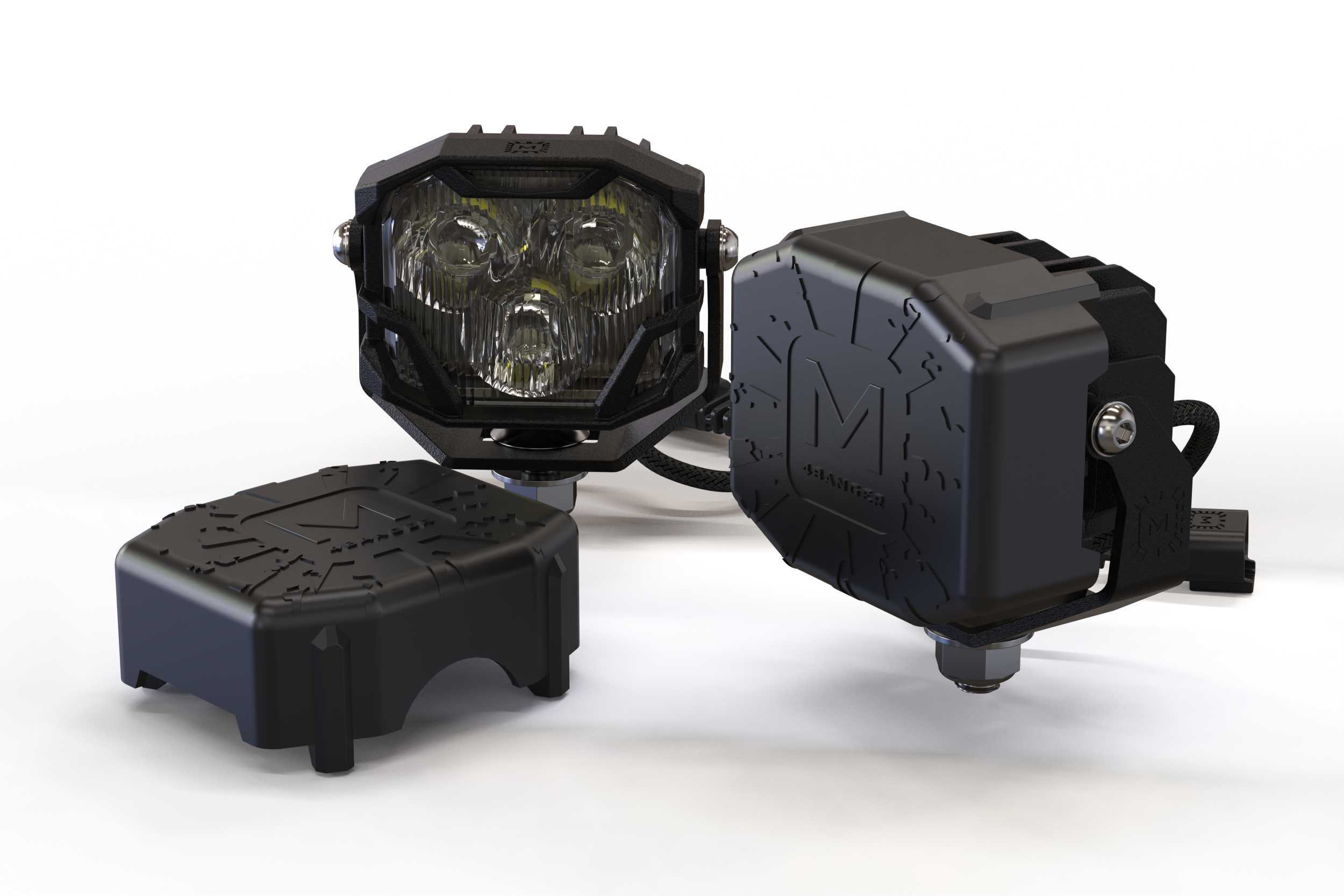 Morimoto 4Banger Covers: Blackout (LED Pods: Morimoto 4Banger HXB or NCS) - BAF055