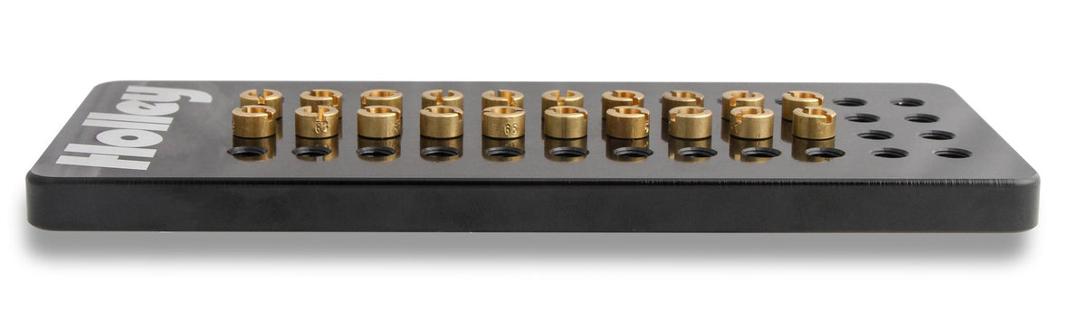 Holley Jet Assortment Kit w/Billet Plate 60-69.  - 122-230