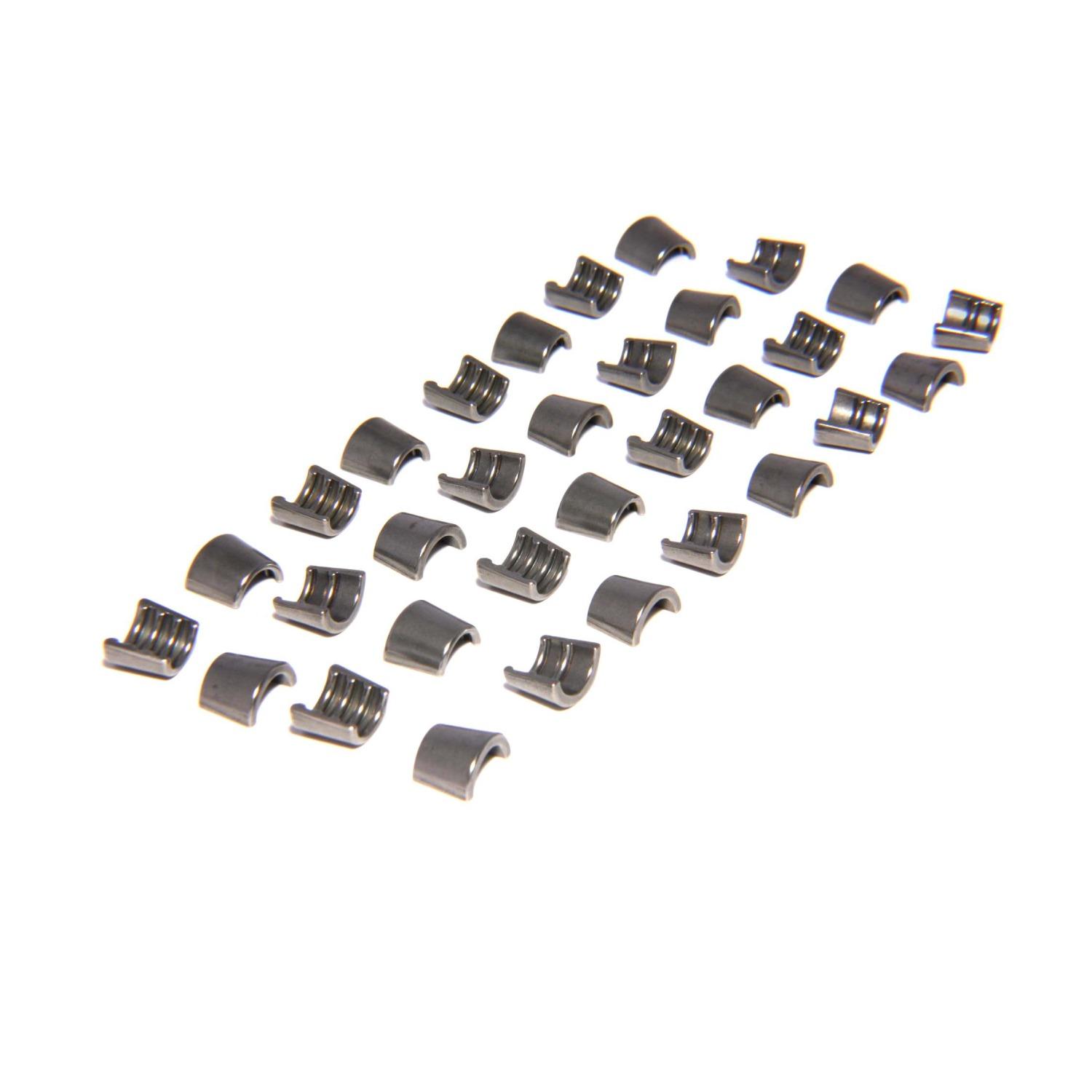 Comp Cams Hardened Steel Set of 16 - 7 Degree, 3/8", 2/4 Groove Street Locks for Chrysler - 606-16