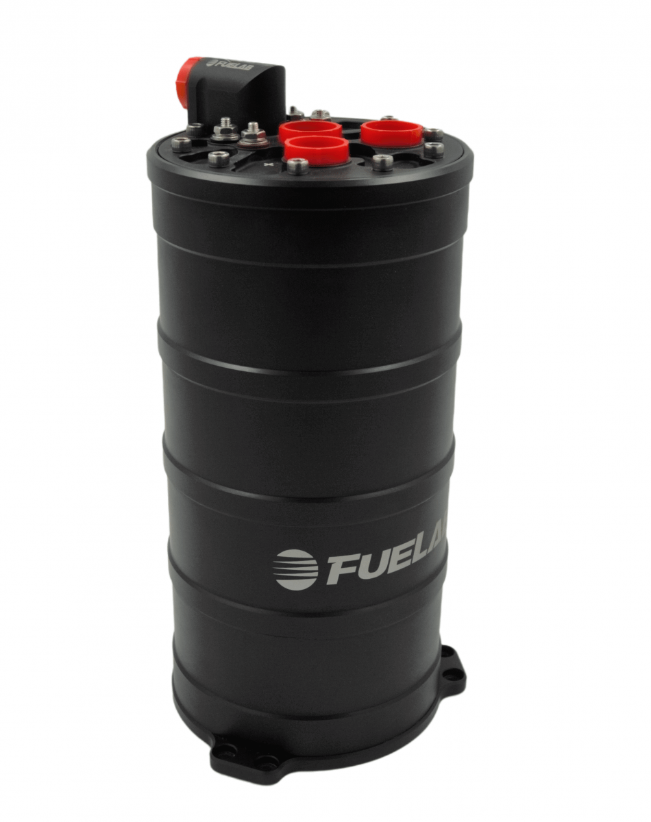 Fuelab Single 340lph E85 Pump Fuel Surge Tank System 290mm Tall - 60711
