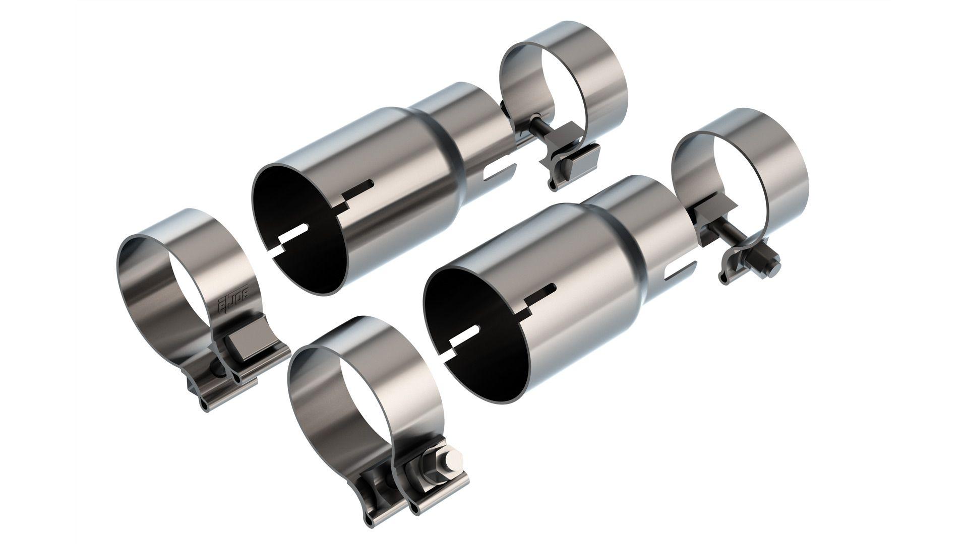 Borla Connection Pipes - Adapter Kit (2021-2023 Mustang Mach 1) - 60722