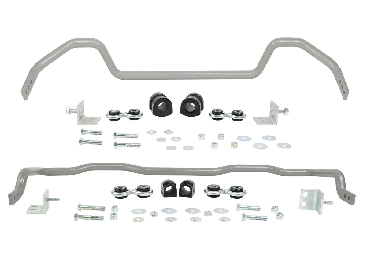 Whiteline Performance Front 27MM And Rear 22MM Swaybar Kit Fits Bmw 328I 9698 Contains Bbf39Z And Bbr38Z Essential To Activate More Grip Whiteline (1991-2000 318i, 318is, 325i, 325is, 325iX, 318ti, M3, 328i, 328is, 323i, 323is, 323ti, 328Ci, 323Ci) - BBK0