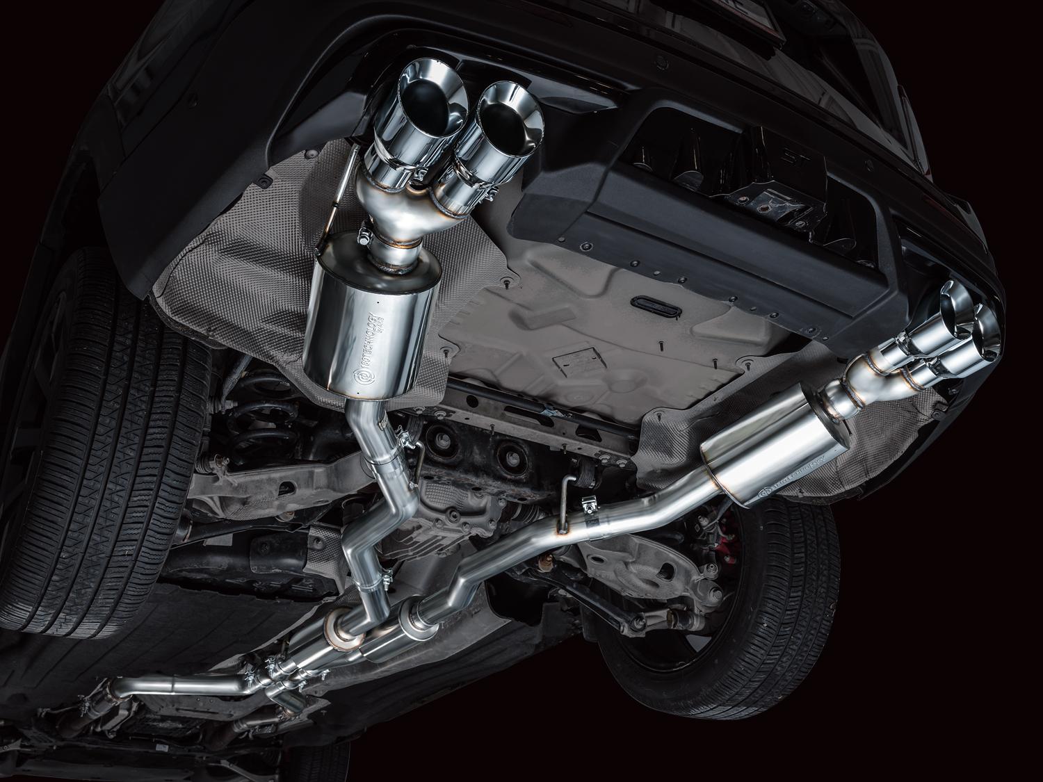 AWE Touring Edition Catback Exhaust - Chrome Silver Tips (2020-2026 Explorer ST) - 3015-42625