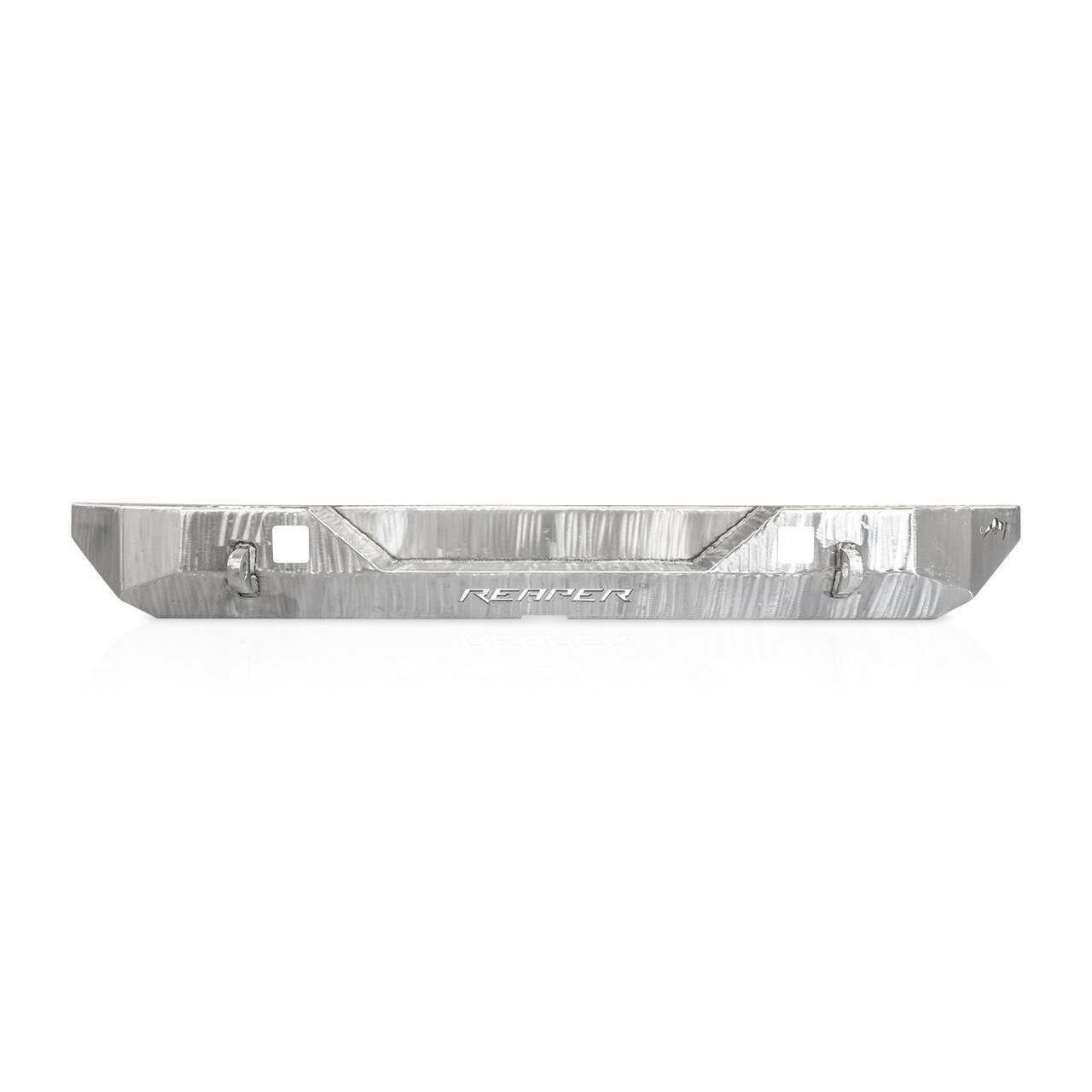 Reaper Off-Road Rear Bumper Immortal with LED Pod Cutouts - Stainless Steel, Raw (2018+ Wrangler) - JLRBSSX2A