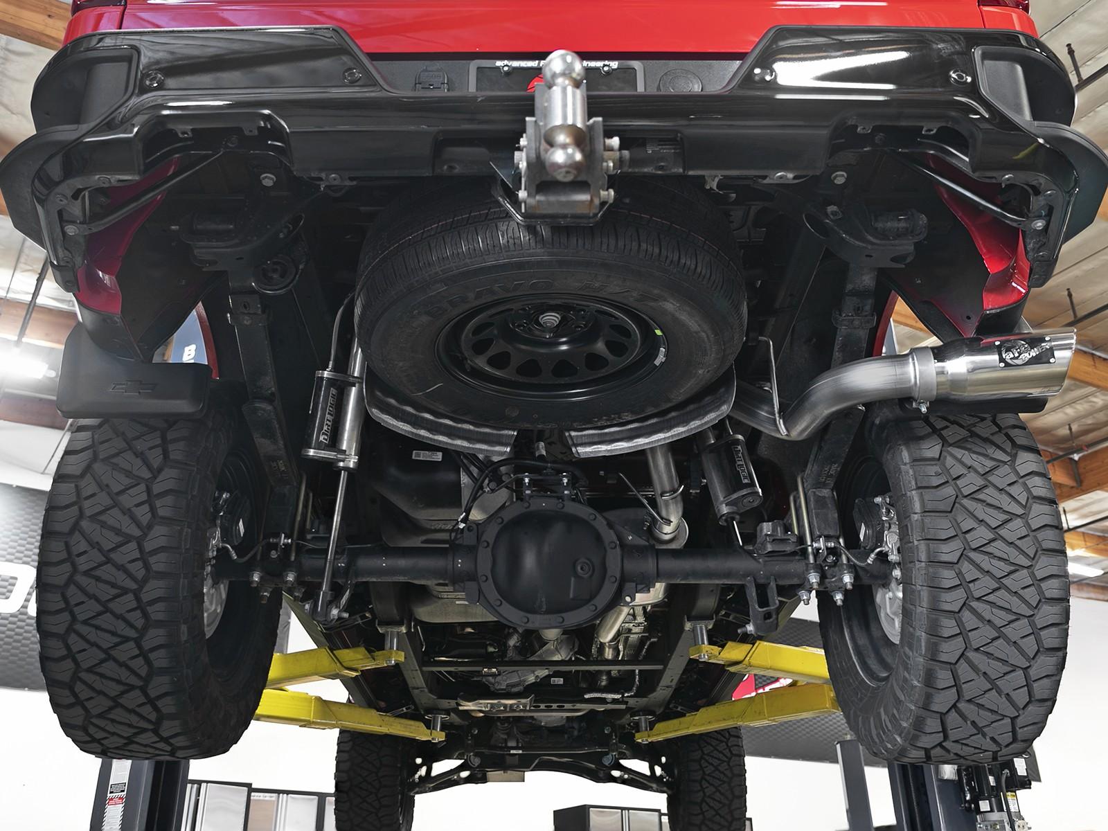 AFE Cat-Back Exhaust System (2019-2020 GM Trucks L4-2.7L (t)) - 49-44108-P