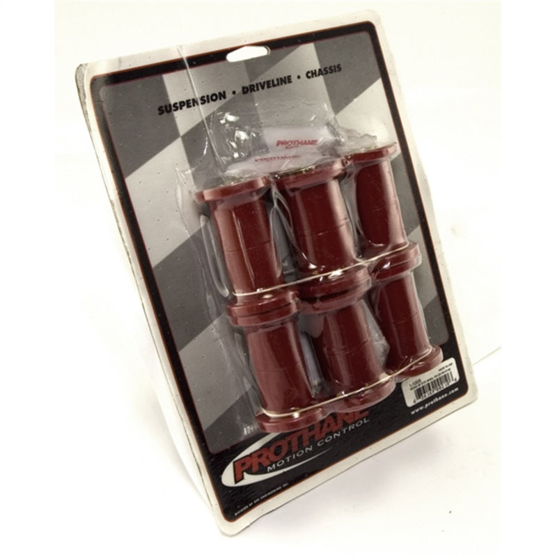 Rugged Ridge Suspension Leaf Spring Bushing Kit Red; 87-95 Jeep Wrangler Yj - 18364.03