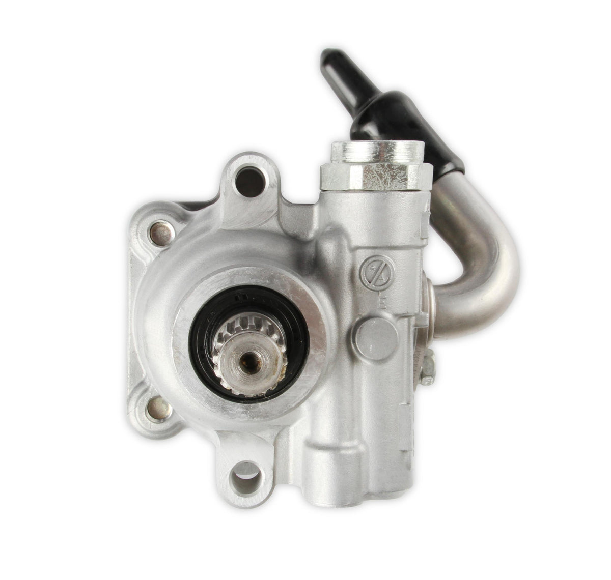 Holley Power Steering Pump Assembly, for LT4 Accessory Drive with splined shaft.  - 198-103